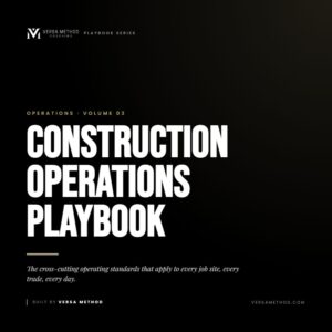 Construction Operations Playbook