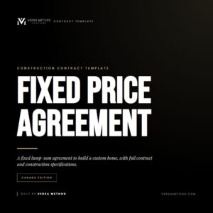 Fixed Price Agreement (Canada)