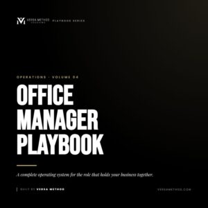 Office Manager Playbook