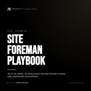 Site Foreman Playbook