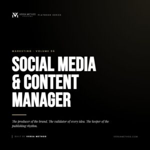 Social Media & Content Manager Playbook
