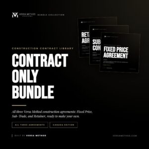 Versa Method - Contract Only Bundle (Canada)